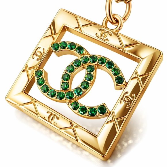 Upcycled Chanel Zipper Pull Necklace